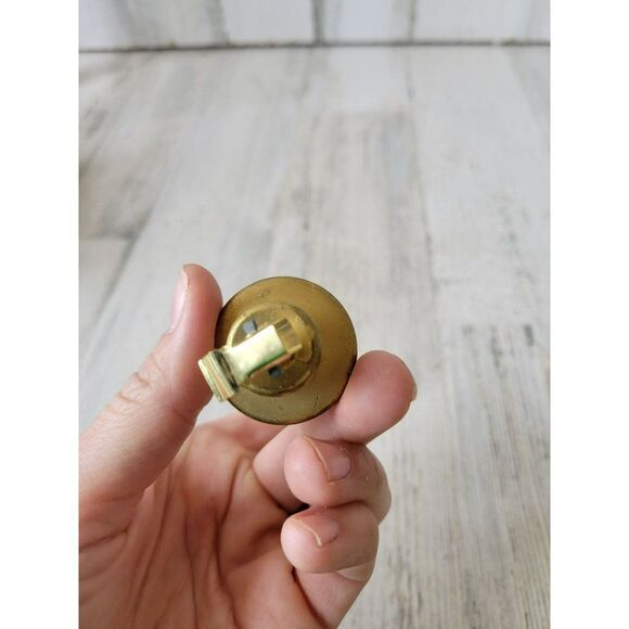 Glass candle vintage clip ornament Xmas tree clear - Picture 6 of 7